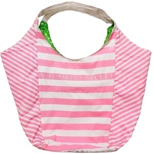 Victoria's Secret Reversible Beach Travel Bag Tote